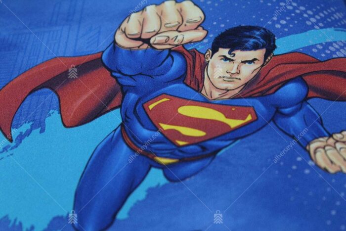 8914-1 Superman Desenli Duvar Kağıdı Detay