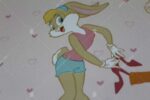 8932-2 Lola Bunny Desenli Duvar Kağıdı Detay