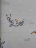 8934-1 Bugs Bunny Desenli Duvar Kağıdı