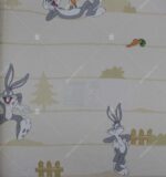 8934-2 Bugs Bunny Desenli Duvar Kağıdı