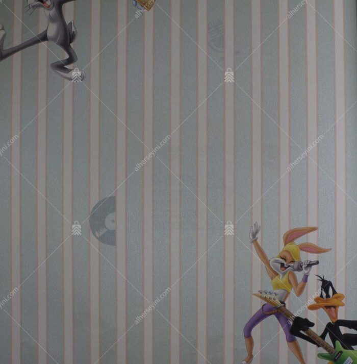 8936-2 Looney Tunes Çocuk Odası Duvar Kağıdı