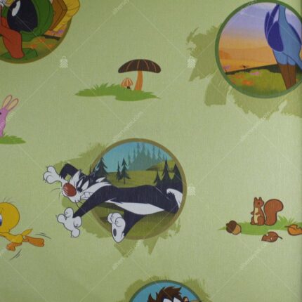 8938-1 Looney Tunes Çocuk Odası Duvar Kağıdı