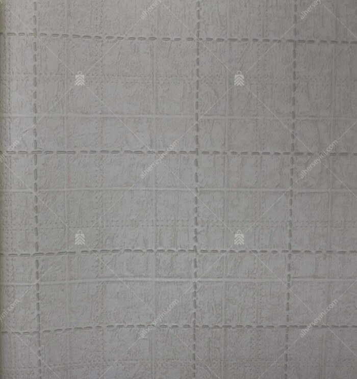 1001-2 Krem Geometrik Duvar Kağıdı