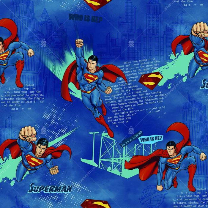 8914-1 Superman Desenli Duvar Kağıdı