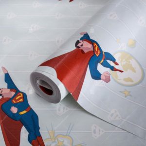 8915-2 Superman Desenli Duvar Kağıdı Rulo