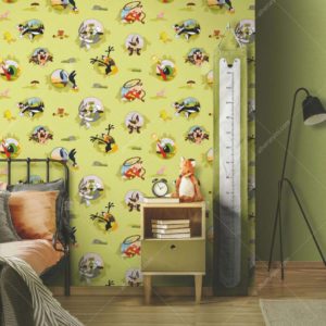 8938-1 Looney Tunes Çocuk Odası Duvar Kağıdı Uygulama