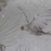9905-1 Beyaz Tropikal Kuş ve Çiçek Desenli Duvar Kağıdı Detay
