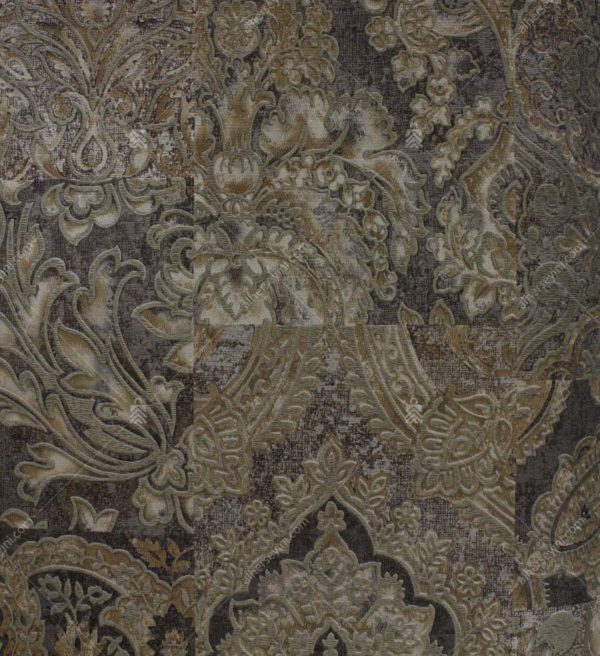 9911-4 Kahverengi Neoklasik Duvar Kağıdı