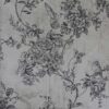 9914-1 Beyaz ve Siyah Modern Çiçekli Duvar Kağıdı