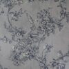 9914-2 Mavi ve Beyaz Modern Çiçekli Duvar Kağıdı