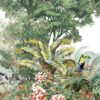 A323-1 Amazon Tropikal Ormandaki Tukan Kuşları Duvar Posteri