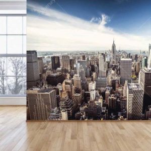 M882 Moneta Newyork Brooklyn Havadan Manzarası Duvar Posteri Uygulama