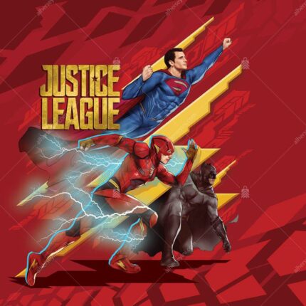 2007-4 Warner Bros Justice League Çocuk Odası Poster Duvar Kağıdı