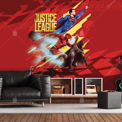 2007 Warner Bros Justice League Çocuk Odası Poster Duvar Kağıdı Uygulama