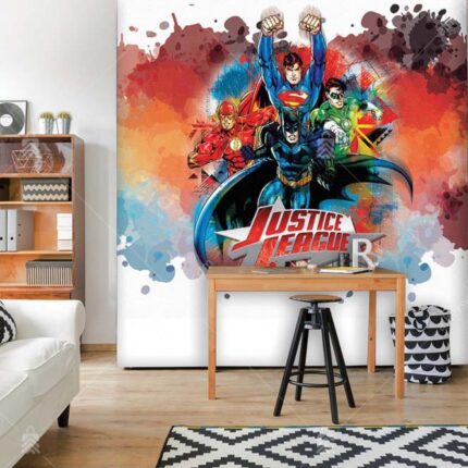 2010 Warner Bros Justice League Çocuk Odası Poster Duvar Kağıdı Uygulama