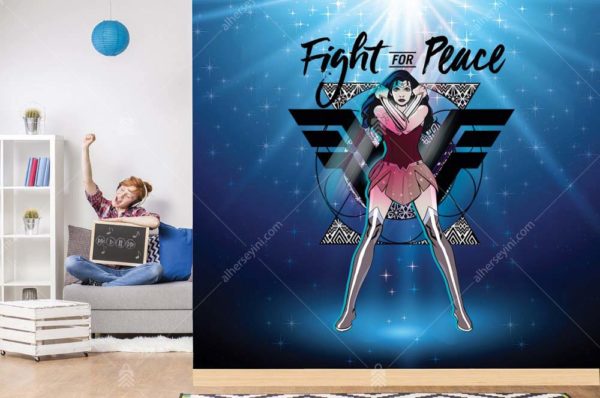 2020 Warner Bros Wonder Woman Çocuk Odası Poster Duvar Kağıdı Uygulama