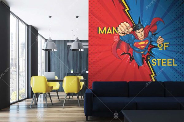 2021 Warner Bros Süpermen Çocuk Odası Poster Duvar Kağıdı Uygulama