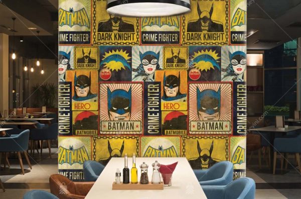 2024 Warner Bros Batman Çocuk Odası Poster Duvar Kağıdı Uygulama