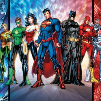 2036-4 Warner Bros Justice League Çocuk Odası Poster Duvar Kağıdı