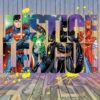 2056-4 Warner Bros Justice League Çocuk Odası Poster Duvar Kağıdı