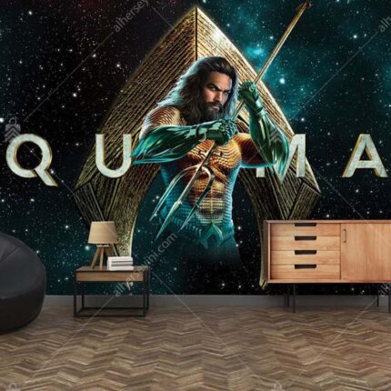 2059 Warner Bros Aquaman Çocuk Odası Duvar Posteri Uygulama