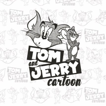 2105-4 Warner Bros Tom ve Jerry Looney Tunes Çocuk Odası Duvar Posteri