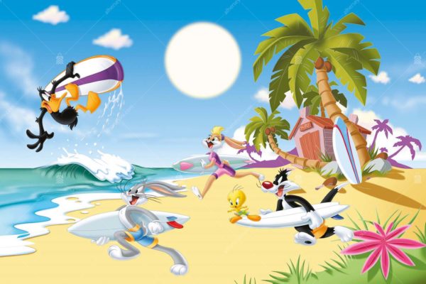 2169-4 Warner Bros Looney Tunes Çocuk Odası Duvar Posteri