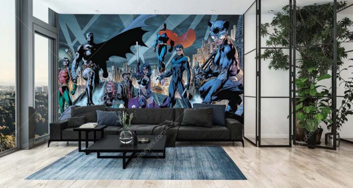 2175 Warner Bros Justice League Çocuk Odası Poster Duvar Kağıdı Uygulama