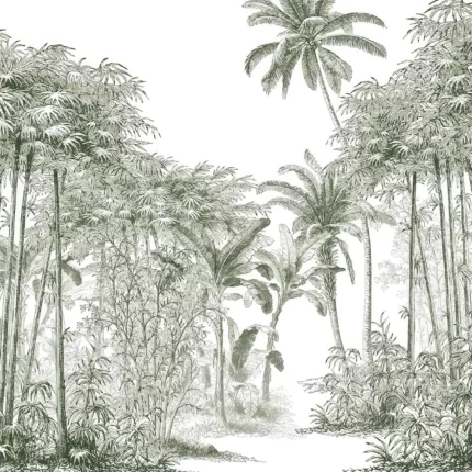 GRP020083 Tropikal Orman Poster Duvar Kağıdı