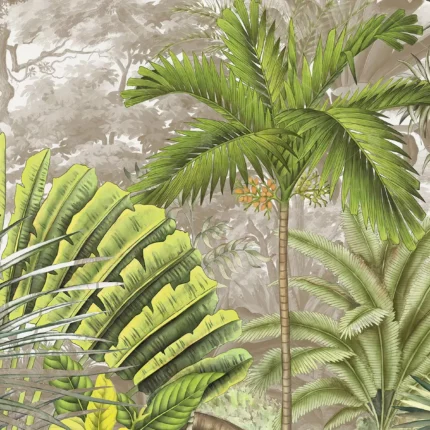 GRP040013 Tropikal Ağaçlar Poster Duvar Kağıdı