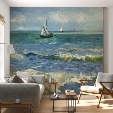 GRP340049 Deniz Manzarası Van Gogh Poster Duvar Kağıdı