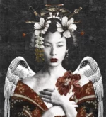 GRP350091 Asya Tarzı Geisha Poster Duvar Kağıdı