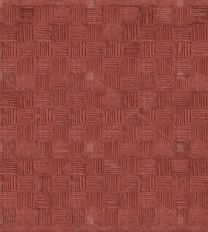 GRP410017 Kırmızı Mozaik Sıva Görünümlü Poster Duvar Kağıdı