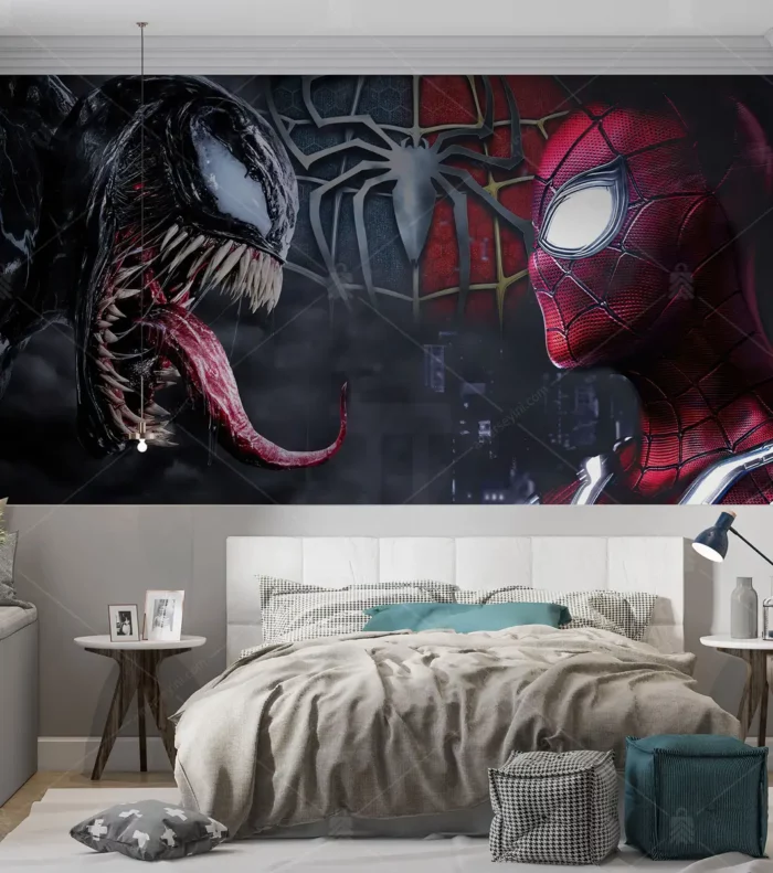 GRP570030 Venom ve Örümcek Adam Poster Duvar Kağıdı