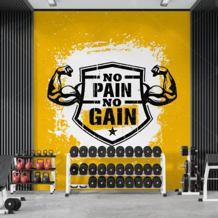 GRP650047 No Pain No Gain Spor Salonu Poster Duvar Kağıdı