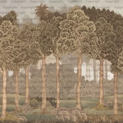 Tropikal Ağaçlar Poster Duvar Kağıdı SE306-3
