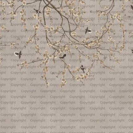 Çiçekli ve Kuşlu Duvar Kağıdı SE316-2